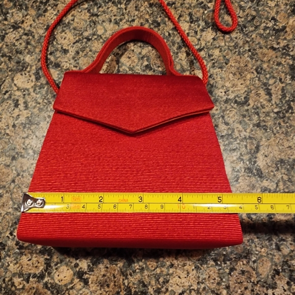 Y & S Original Red Trapeze Bag - Picture 2 of 5